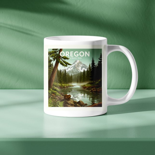 Mug Vintage Oregon (Créateur téléchargé)