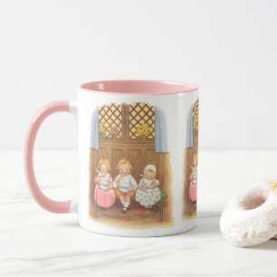 Mug Vintage Pease Porridge Hot Comptine Enfantine