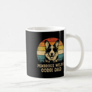 Mug Vintage Pembroke Welsh Corgi Papa Amoureux de les