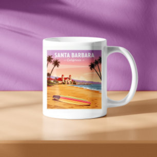 Mug Vintage Père Noël Barbara Californie