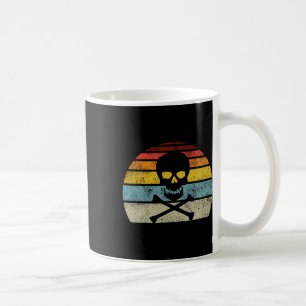 Mug Vintage Pirate Crossbones Drapeau Style rétro H