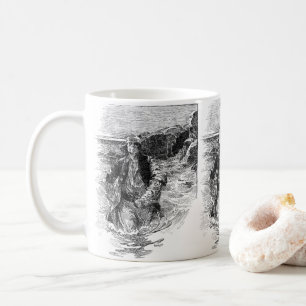 Mug Vintage Pirates, sir Henry Morgan dans l'océan