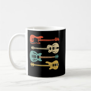 Mug Vintage Retro Bass Guitare