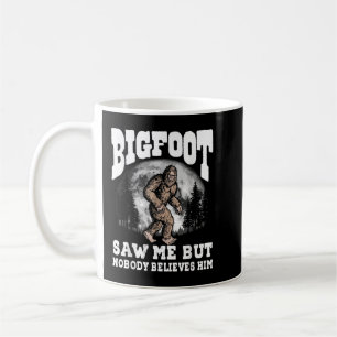 Mug Vintage Retro Bigfoot M'A Vu Mais Personne Ne Croi