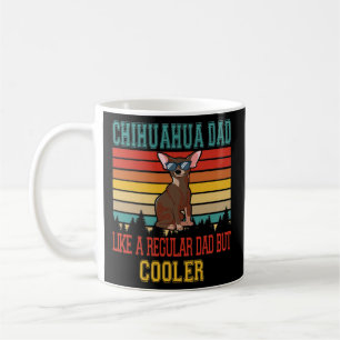 Mug Vintage Retro Chihuahua Papa Seulement Glacière Ch