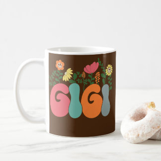 Mug Vintage rétro Gigi Meilleur Gigi jamais mère flora