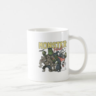 Mug Vintage Retro Halloween Monster Mash Boo Ghost ave