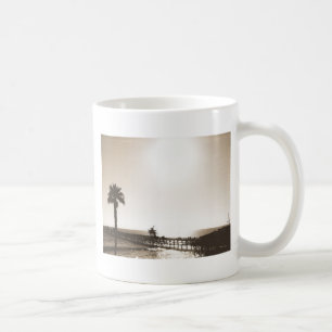 Mug vintage rétro jetée de san clemente californie sép