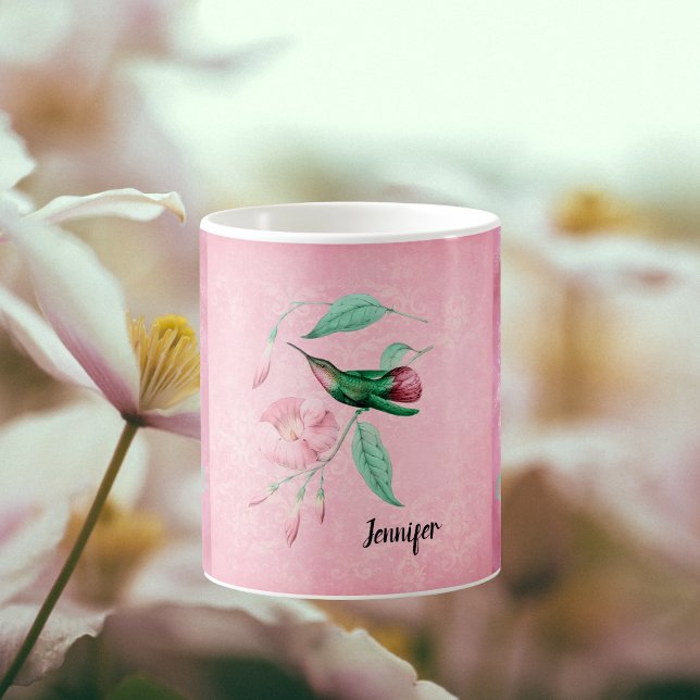 Mug Vintage rose et menthe (Créateur téléchargé)