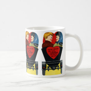 Mug Vintage Saint Valentin, Amour et Romance
