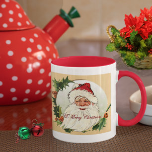 Mug Vintage Santa in Frame
