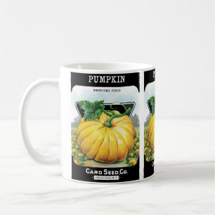 Mug Vintage Seed Packet Étiquette Art, Halloween Citro