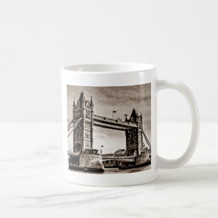 Mug Vintage Sepia London Tower Bridge