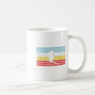 Mug Vintage Ski Sports Design Skier Jumping