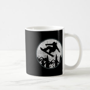 Mug Vintage Snowboard Pine Snowboard Fan Rider Gi