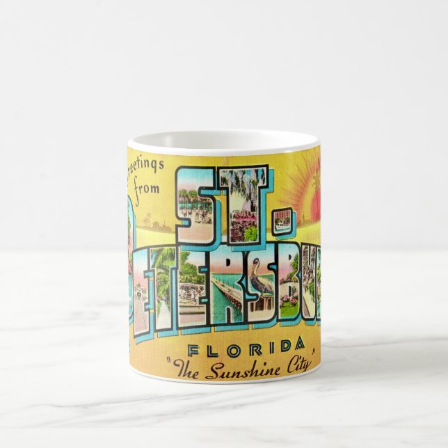 Mug Vintage St Petersburg Floride (Centre)