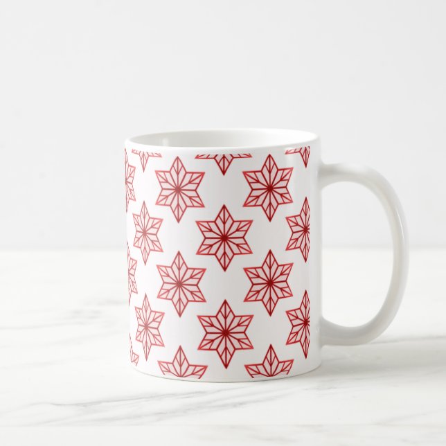 Mug Vintage Starburst Mug, Crimson (Droite)