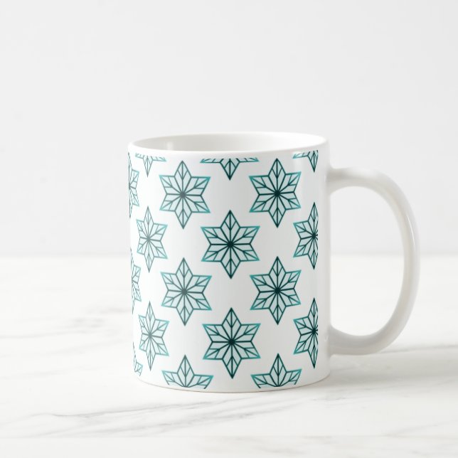 Mug vintage Starburst, Turquoise (Droite)