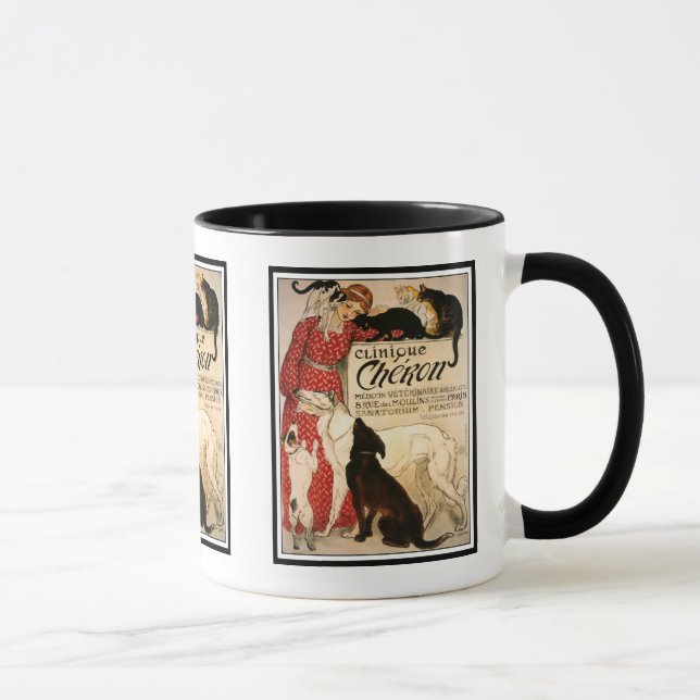 Mug : Vintage Steinlen "Clinique Cheron" (Droite)