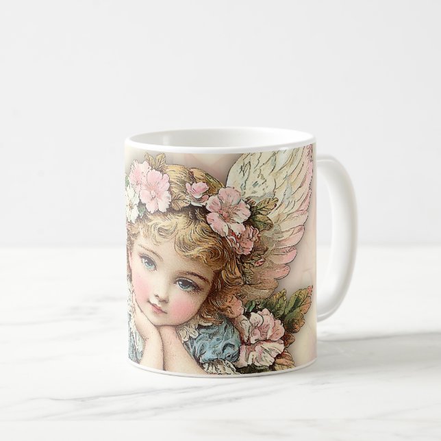 Mug Vintage Style Angel (Devant droit)