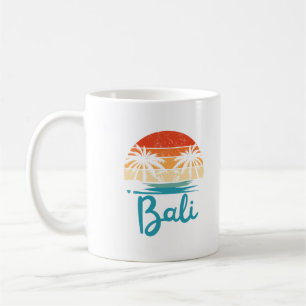 Mug Vintage Surf Bali Beach Indonésie