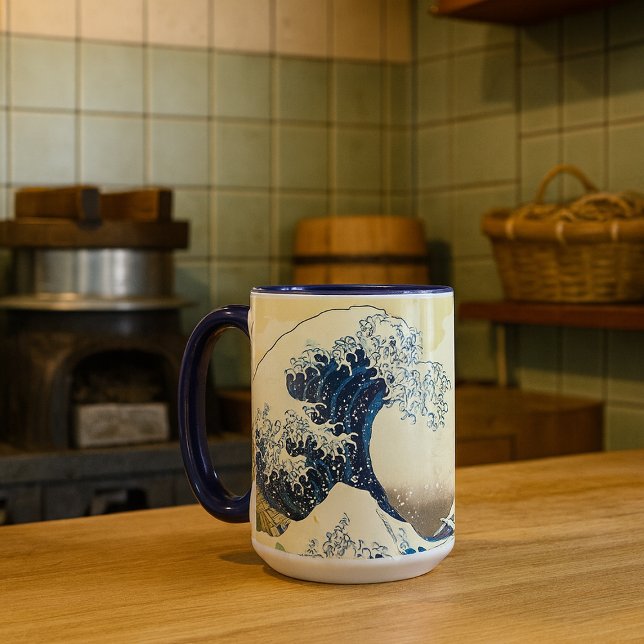 Mug Vintage The Great Wave off Kanagawa (Créateur téléchargé)
