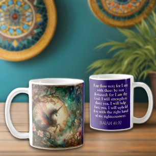 Mug Vintage Unicorn Isaiah Écriture chrétienne