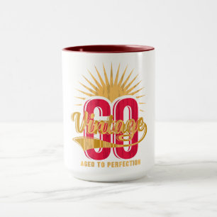 Mug Vintage - vieilli à la perfection. 60e anniversair