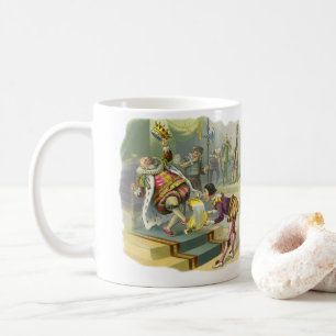 Mug Vintage Vieux Roi Cole Nursery Rhyme Poème Chanson