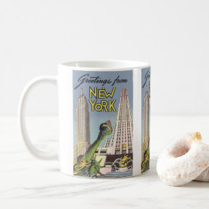 Mug Vintage voyage, Célèbre ville de New York