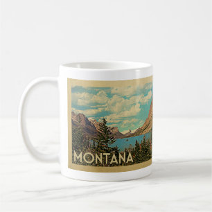Mug Vintage voyage de parc de glacier du Montana