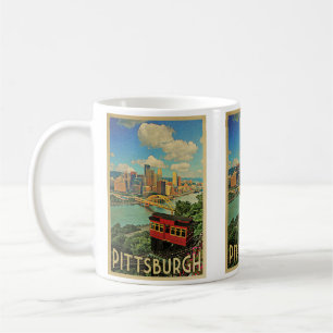 Mug Vintage voyage de Pittsburgh en Pennsylvanie