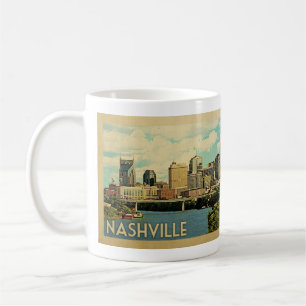 Mug Vintage voyage du Tennessee de Nashville