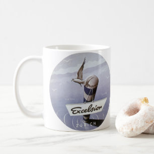 Mug Vintage voyage Excelsior Hotel Zurich Suisse