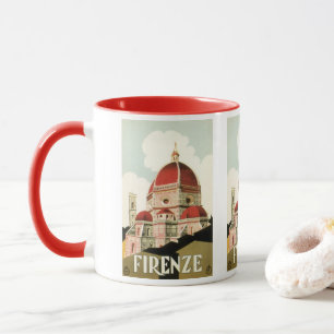 Mug Vintage voyage Florence Firenze Italie Eglise Duom