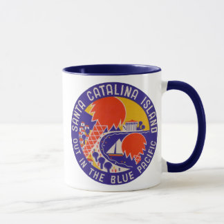Mug Vintage voyage - île de Père Noël Catalina