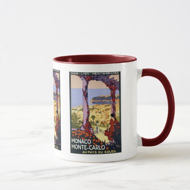 Mug Vintage voyage - Monaco Monte Carlo (Droite)