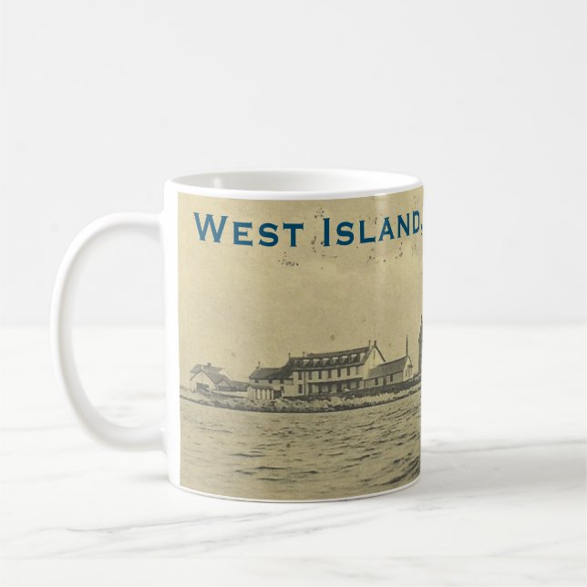 Mug Vintage West Island, Sakonnet - Little Compton, RI (Gauche)