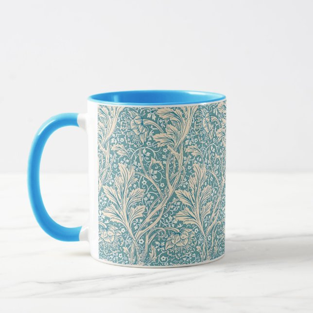 Mug Vintage William Morris Arcadia Floral Sans Couture (Gauche)
