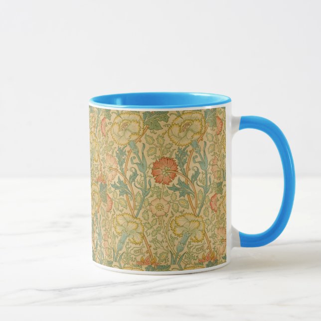 Mug Vintage William Morris Pink et Rose (Droite)