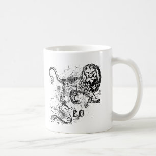 Mug Vintage Zodiac Leo