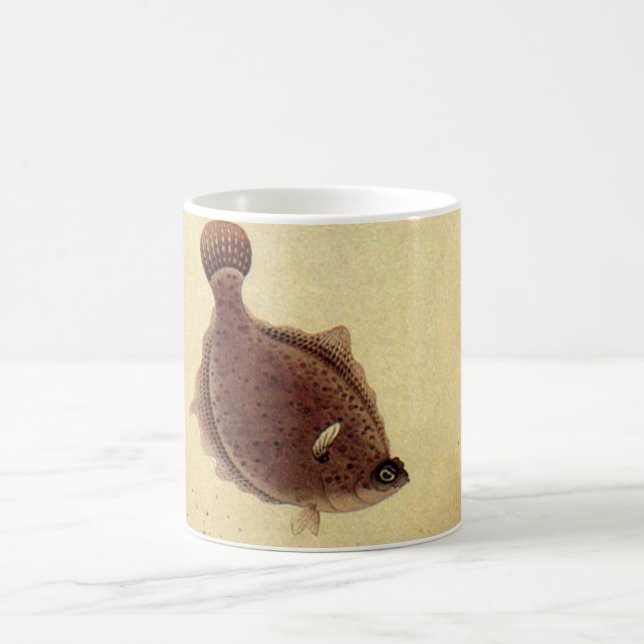 Mug Vintages, Marine Ocean Life Poisson plat (Centre)