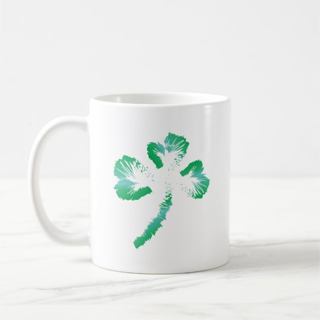 Mug Vintge Shamrock Leaf, Saint Patrick's Day (Gauche)