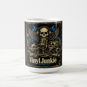 Mug Vinyl Junkie – Collectionneur de disques Amour ana