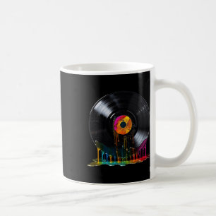 Mug Vinyl Record coloré Retro Vintage Vinyl Record T