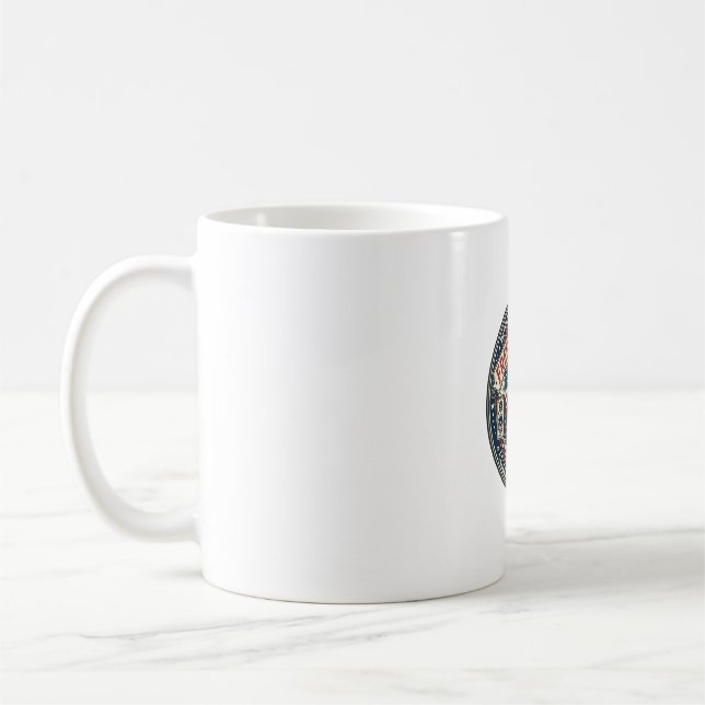 Mug Vinyle de la liberté patriotique Disque vinyle pat (Gauche)