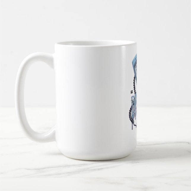 Mug Vinyle mélancolique de téléphone à bascule Y2K déc (Gauche)
