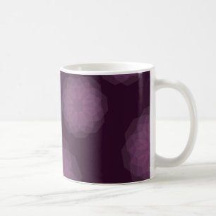 Mug Violet, cool, tendance moderne simple floral abstr