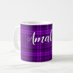 Mug violet néon fluorescent vif uni