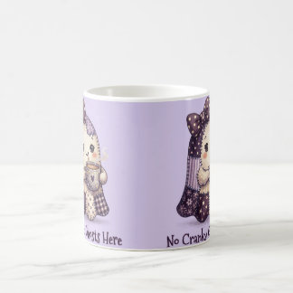 Mug Violet Pas de Fantômes Grincheux Ici